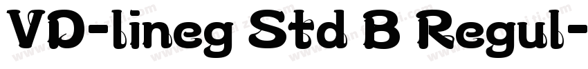 VD-lineg Std B Regul字体转换